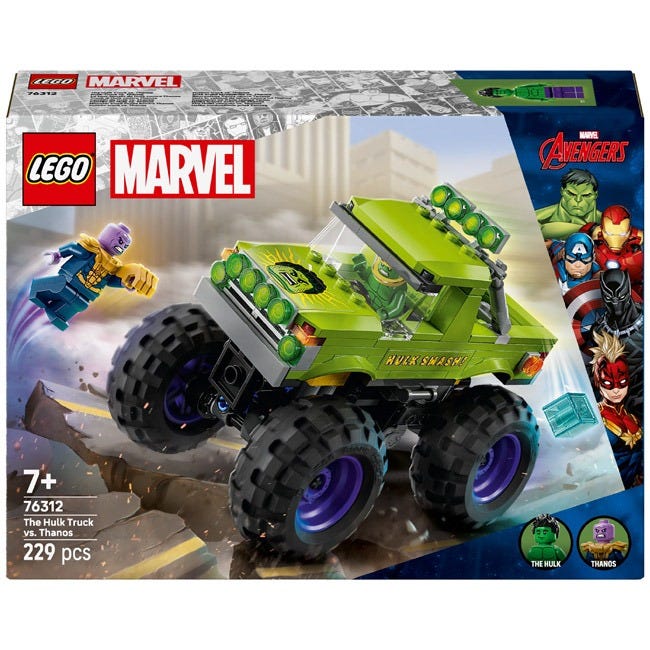 LEGO MARVEL THE HULK TRUCK VS THANOS