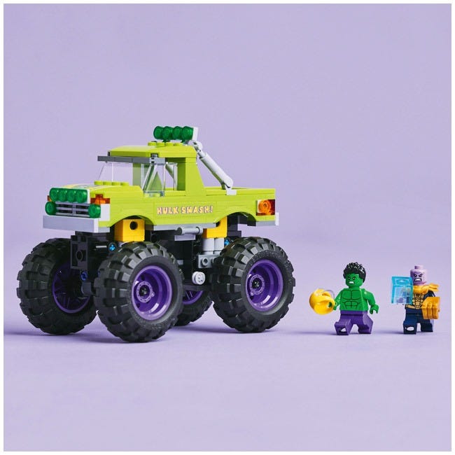 LEGO MARVEL THE HULK TRUCK VS THANOS