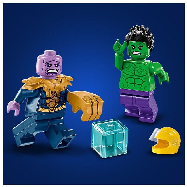 LEGO MARVEL THE HULK TRUCK VS THANOS