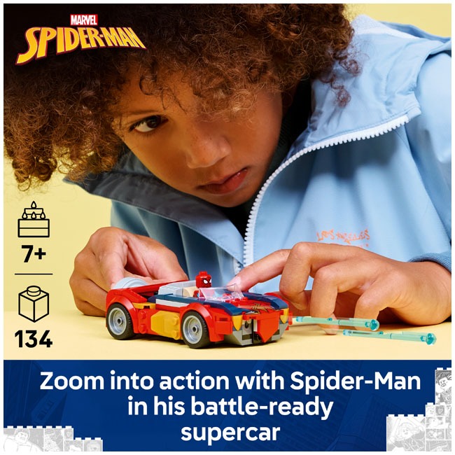 LEGO MARVEL SPIDER-MAN CAR VS VENOMIZED WOLVERINE