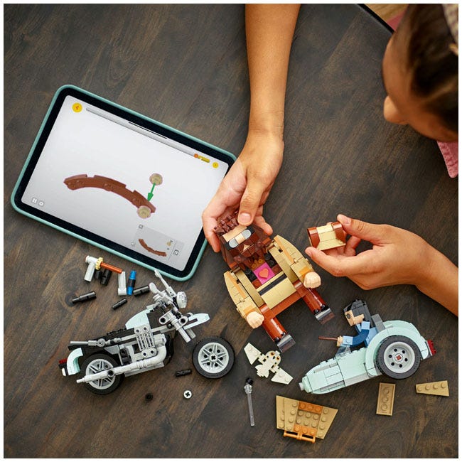 LEGO HARRY POTTER HAGRID AND HARRYS MOTORCYCLE RIDE