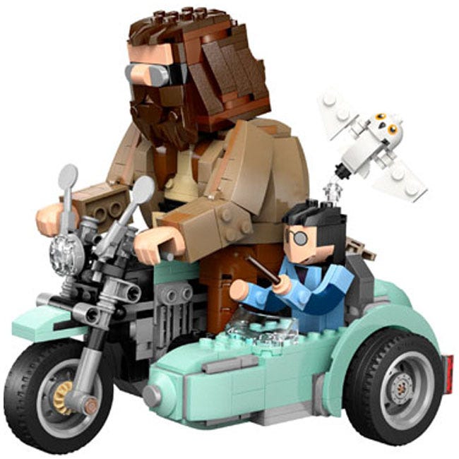 LEGO HARRY POTTER HAGRID AND HARRYS MOTORCYCLE RIDE