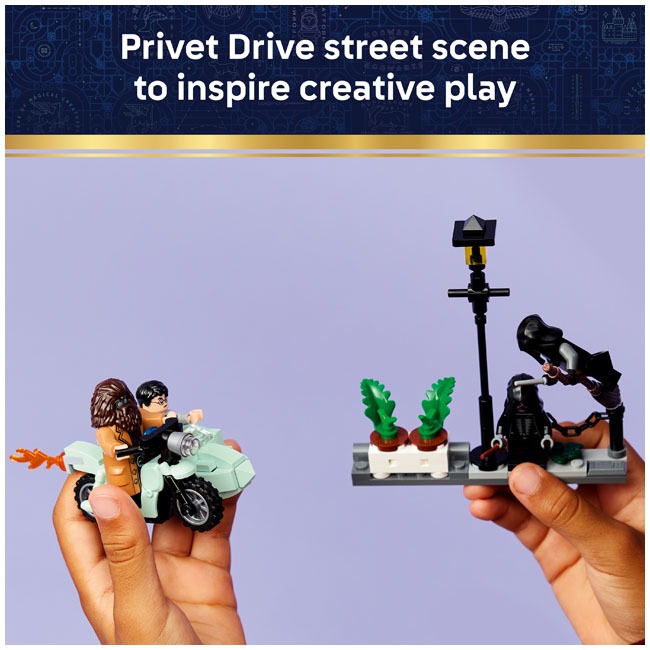 LEGO HARRY POTTER HAGRID & HARRY'S PRIVET DRIVE ESCAPE