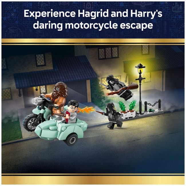 LEGO HARRY POTTER HAGRID & HARRY'S PRIVET DRIVE ESCAPE