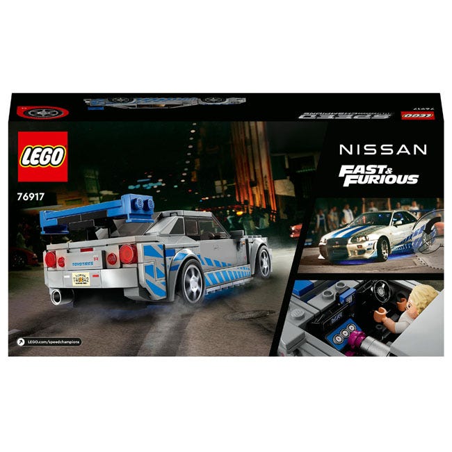 LEGO SPEED CHAMPIONS FAST & FURIOUS NISSAN SKYLINE GT-R (R34