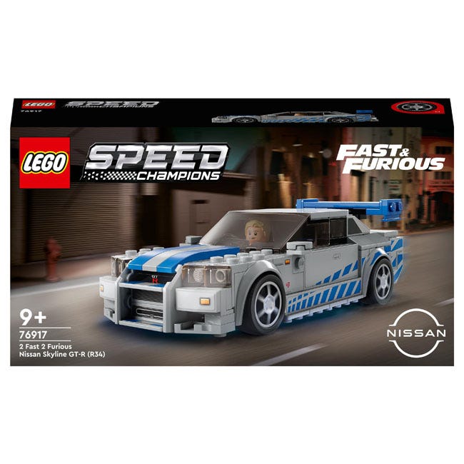 LEGO SPEED CHAMPIONS FAST & FURIOUS NISSAN SKYLINE GT-R (R34