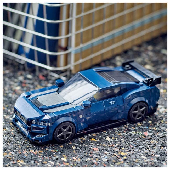 LEGO SPEED CHAMPIONS FORD MUSTANG DARK HORSE SPORTS CAR