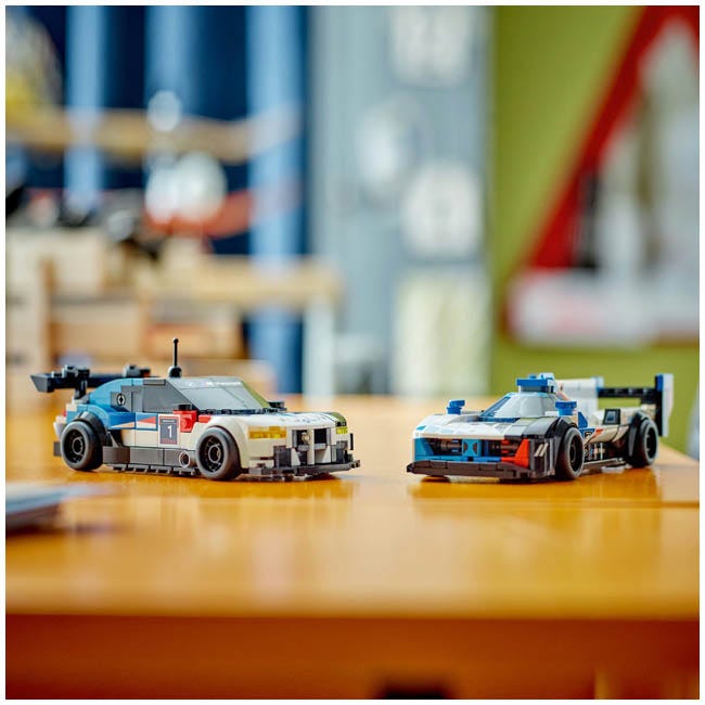LEGO SPEED CHAMPION BMW M4 GT3 AND BMW M HYBRID V8 RACE CARS