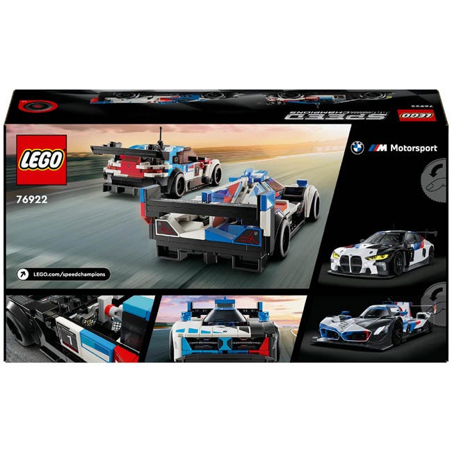 LEGO SPEED CHAMPION BMW M4 GT3 AND BMW M HYBRID V8 RACE CARS