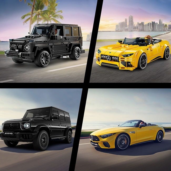 LEGO SPEED CHAMPIONS MERCEDES-AMG G 63 AND MERCEDES-AMG SL 6