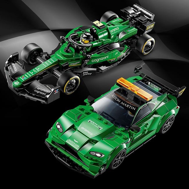 LEGO SPEED CHAMPIONS ASTON MARTIN SAFETY CAR AND AMR23