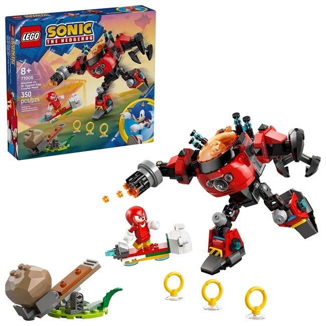 LEGO SONIC THE HEDGEHOG KNUCKLES VS. DR. EGGMAN EGG CRUSHER