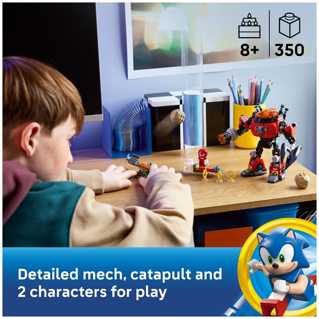 LEGO SONIC THE HEDGEHOG KNUCKLES VS. DR. EGGMAN EGG CRUSHER