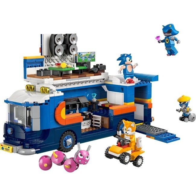 LEGO SONIC THE HEDGEHOG TEAM SONIC COMMAND TRUCK