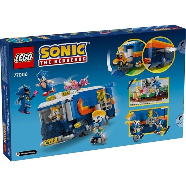 LEGO SONIC THE HEDGEHOG TEAM SONIC COMMAND TRUCK