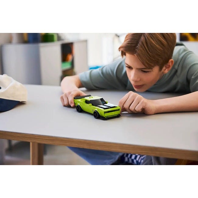 LEGO SPEED CHAMPIONS DODGE CHALLENGER SRT HELLCAT SPORTS CAR