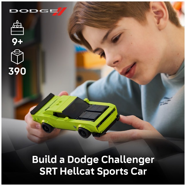 LEGO SPEED CHAMPIONS DODGE CHALLENGER SRT HELLCAT SPORTS CAR