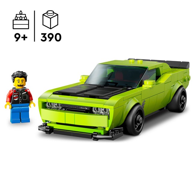 LEGO SPEED CHAMPIONS DODGE CHALLENGER SRT HELLCAT SPORTS CAR