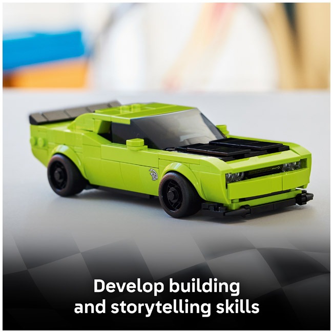 LEGO SPEED CHAMPIONS DODGE CHALLENGER SRT HELLCAT SPORTS CAR