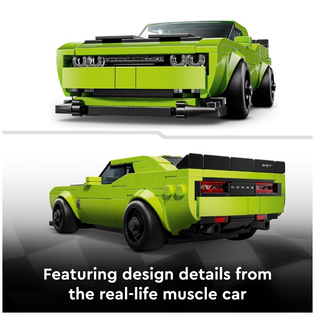 LEGO SPEED CHAMPIONS DODGE CHALLENGER SRT HELLCAT SPORTS CAR