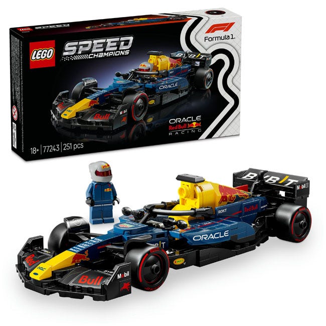 LEGO SPEED CHAMPIONS ORACLE RED BULL RACING RB20 F1 RACE CAR