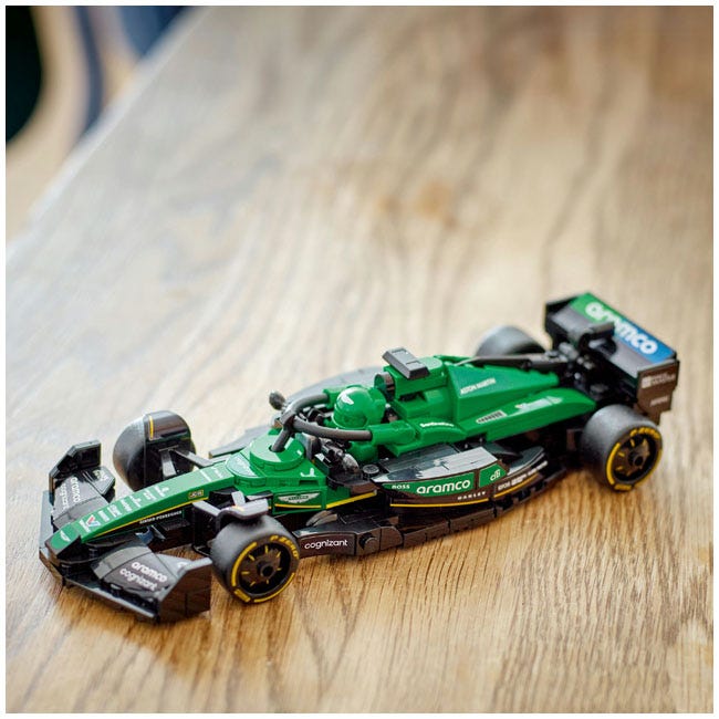LEGO SPEED CHAMPIONS ASTON MARTIN ARAMCO F1 AMR24 RACE CAR