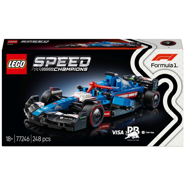 LEGO SPEED CHAMPIONS VISA CASH APP RB VCARB 01 F1 RACE CAR