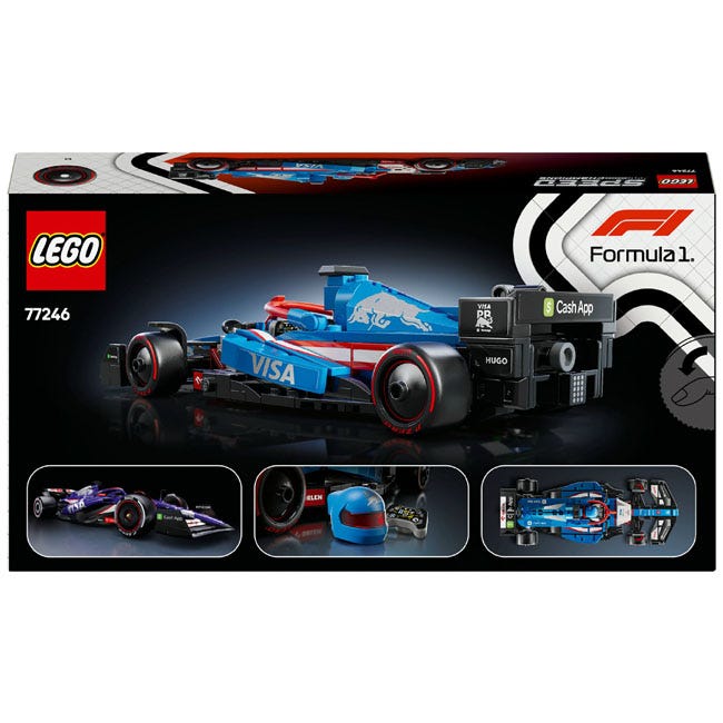 LEGO SPEED CHAMPIONS VISA CASH APP RB VCARB 01 F1 RACE CAR