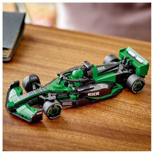LEGO SPEED CHAMPIONS KICK SAUBER F1 TEAM C44 RACE CAR