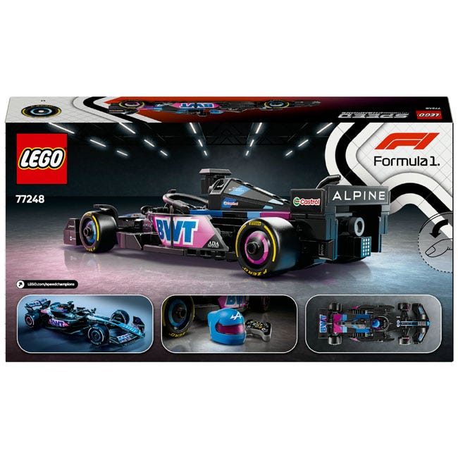 LEGO SPEED CHAMPIONS BWT ALPINE F1 TEAM A524 RACE CAR