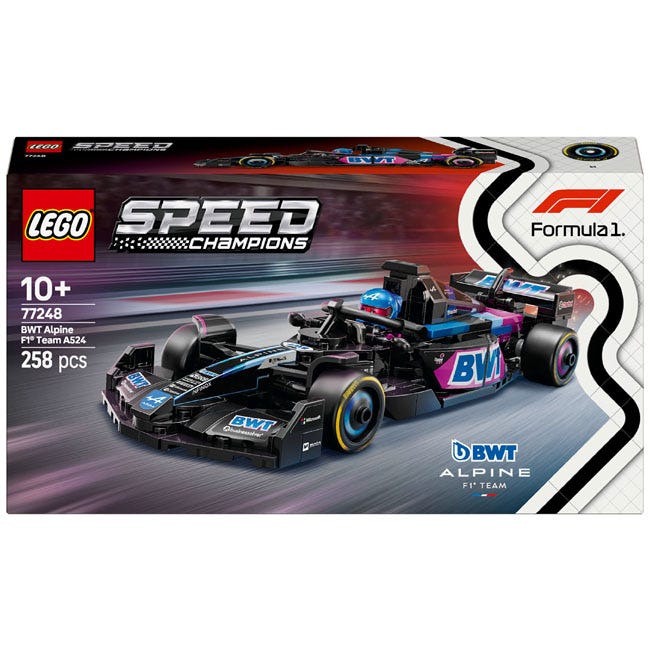 LEGO SPEED CHAMPIONS BWT ALPINE F1 TEAM A524 RACE CAR