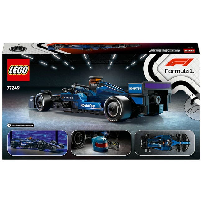 LEGO SPEED CHAMPIONS WILLIAMS RACING FW46 F1 RACE CAR