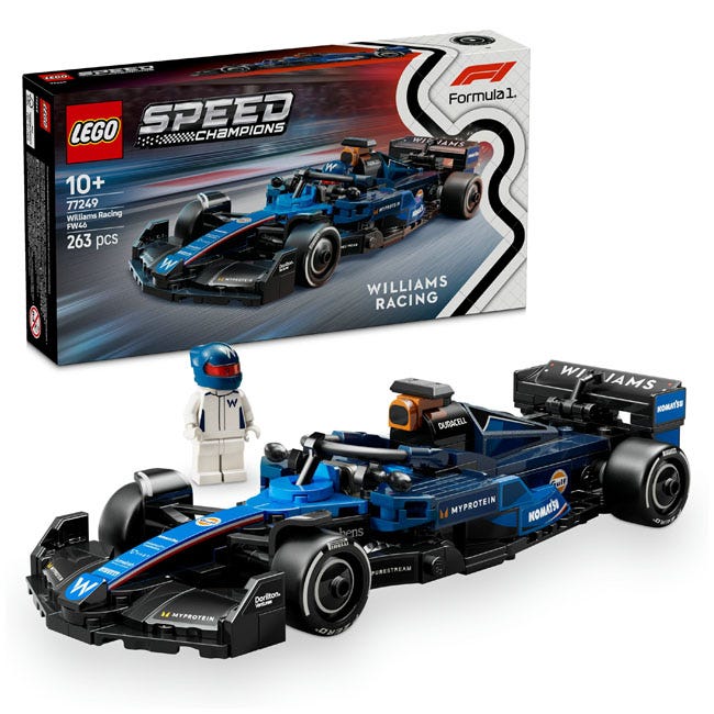 LEGO SPEED CHAMPIONS WILLIAMS RACING FW46 F1 RACE CAR
