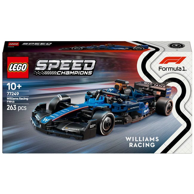 LEGO SPEED CHAMPIONS WILLIAMS RACING FW46 F1 RACE CAR