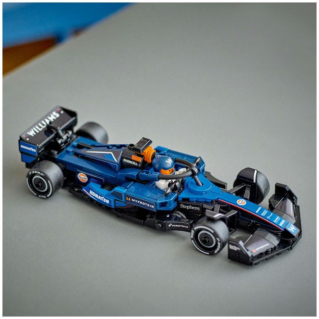 LEGO SPEED CHAMPIONS WILLIAMS RACING FW46 F1 RACE CAR