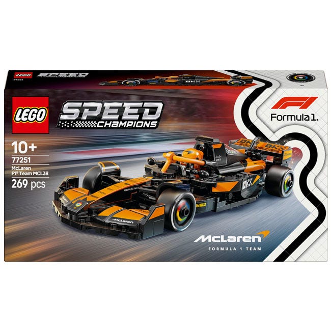 LEGO SPEED CHAMPIONS MCLAREN F1 TEAM MCL38 RACE CAR