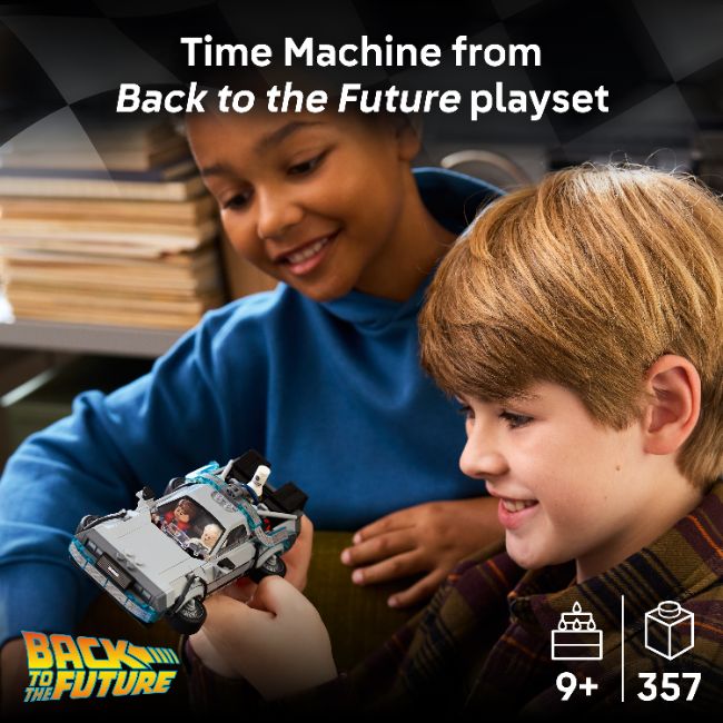 LEGO SPEED CHAMPIONS TIME MACHINE FROM BACK TO THE FUTURE