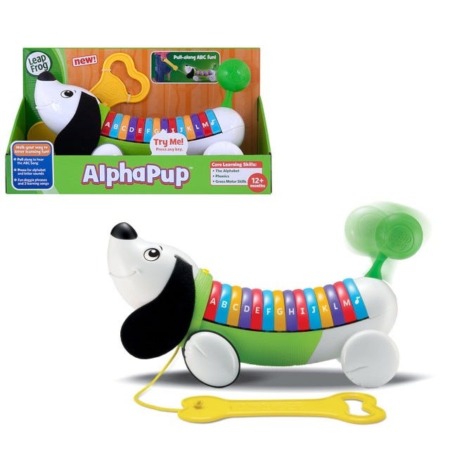 LEAPFROG ALPHA PUP GREEN
