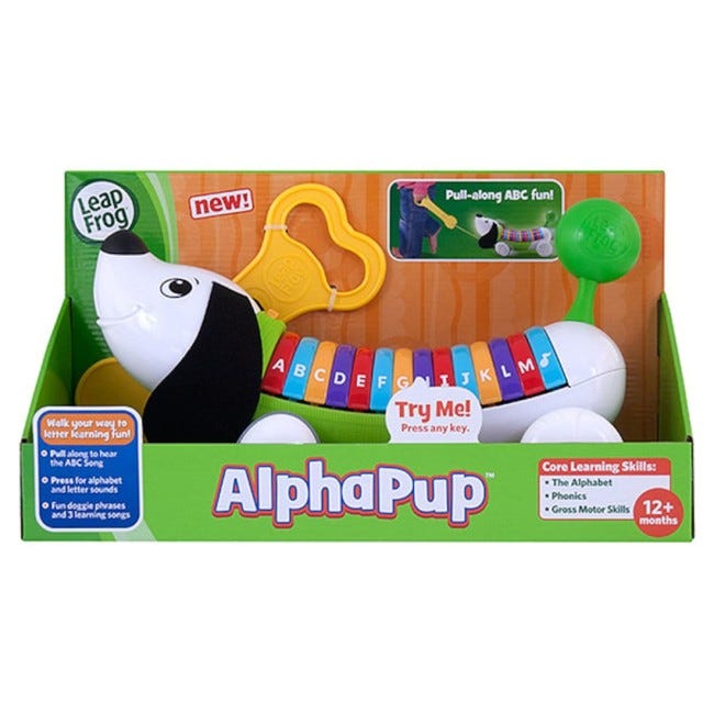 LEAPFROG ALPHA PUP GREEN