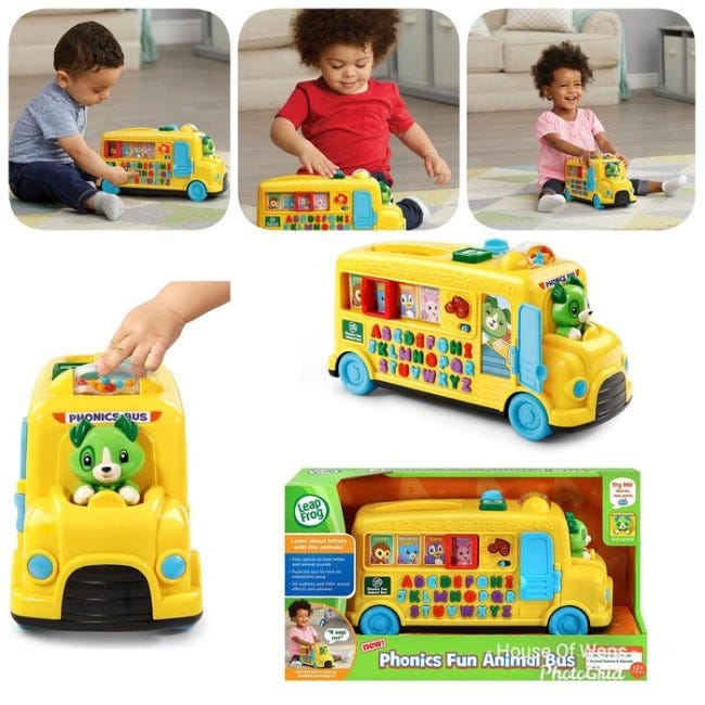 LEAPFROG PHONICS FUN ANIMAL BUS