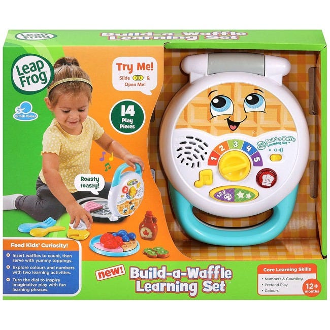 LEAP FROG BUILD-A-WAFFLE LEARNING SET