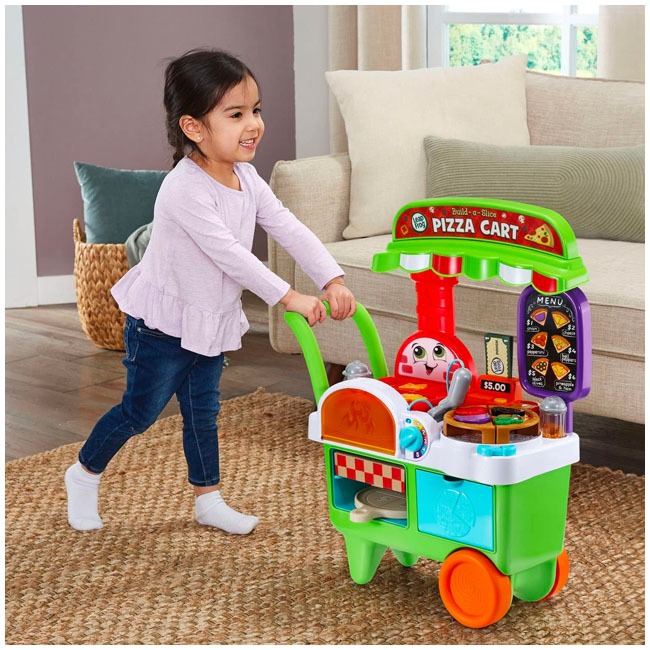 LEAP FROG BUILD-A-SLICE PIZZA CART