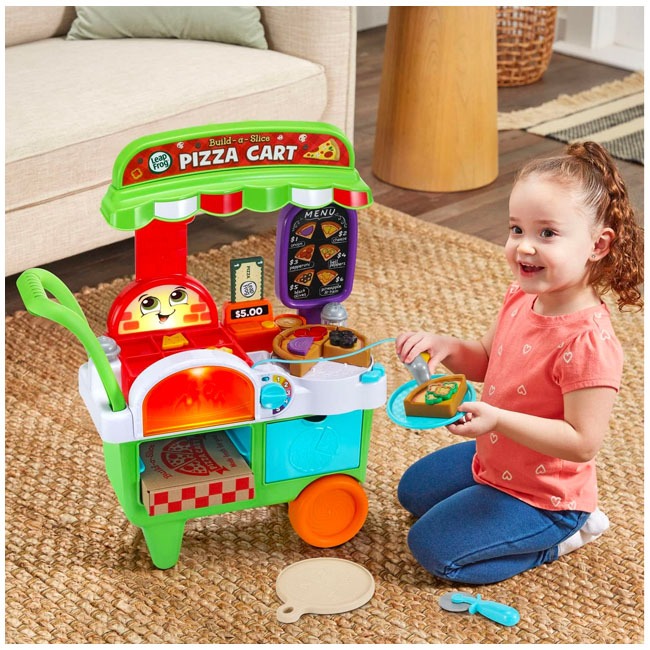LEAP FROG BUILD-A-SLICE PIZZA CART