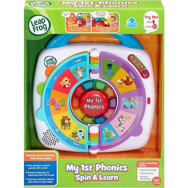 LEAPFROG MY 1ST PHONICS SPIN AND LEARN