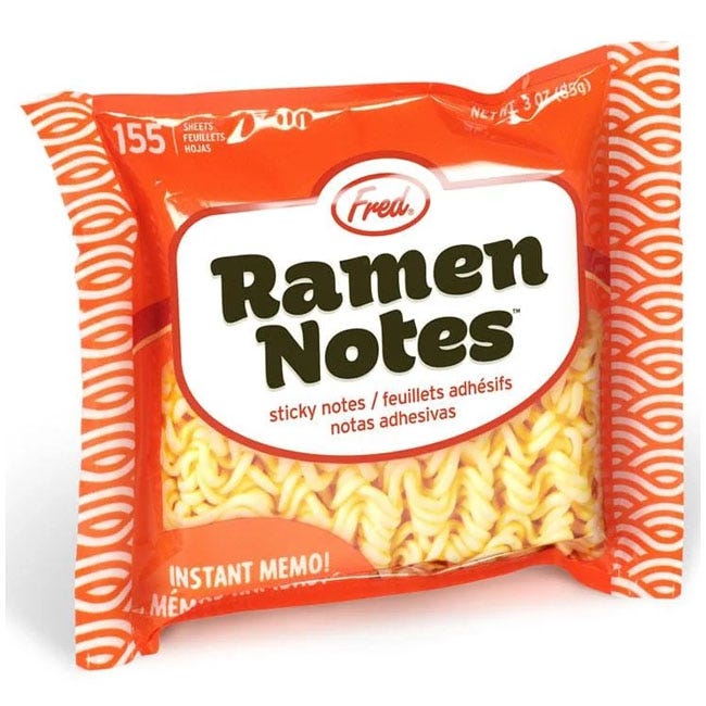 FRED RAMEN NOTES - STICKY NOTE