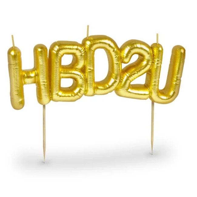 FRED PARTY CANDLES HBD2U