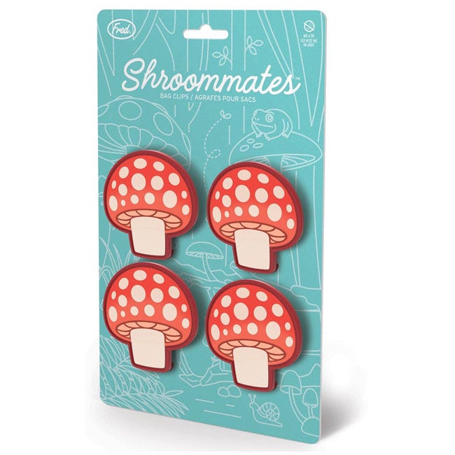 FRED SHROOMMATES - BAG CLIPS-4