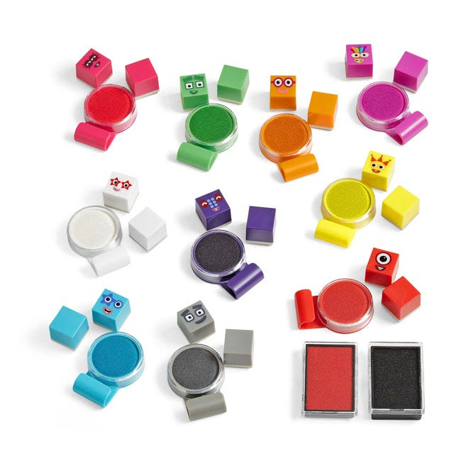 NUMBERBLOCKS STAMPOLINE PARK STAMP ACTIVITY SET