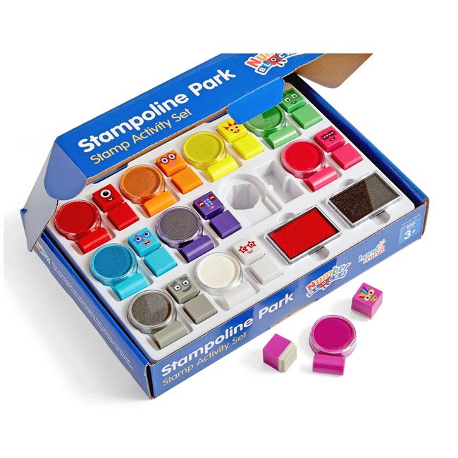 NUMBERBLOCKS STAMPOLINE PARK STAMP ACTIVITY SET