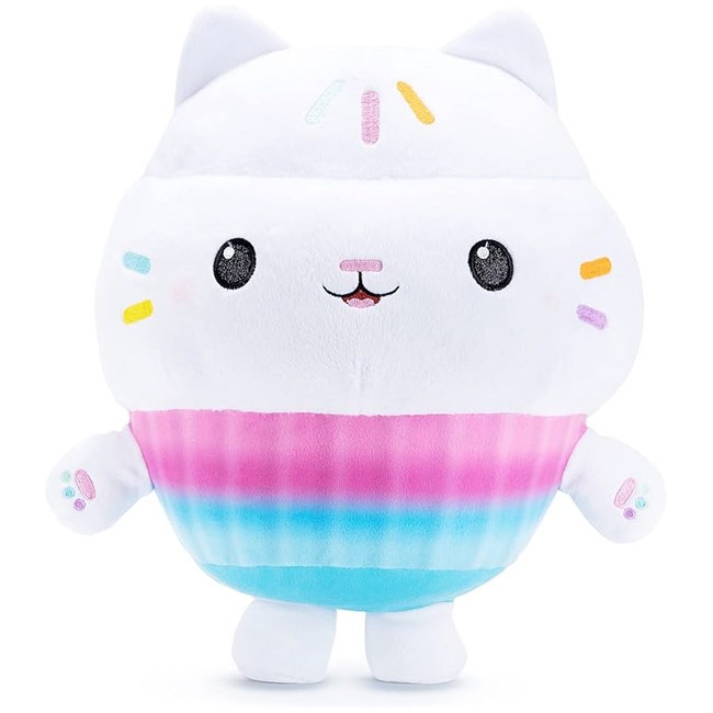 Gabby’s Dollhouse 18-inch Cakey Cat Plush featuring ultra-soft, hypoallergenic fabric and detailed, vibrant design. Perfect for cuddling, imaginative play, or display. A delightful gift for children and fans of Gabby’s Dollhouse series.
